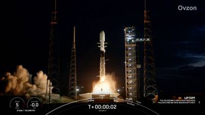 El video que asombra al mundo: Así fue cómo SpaceX lanzó con éxito el satélite sueco Ovzon 3