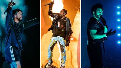 Bad Bunny, Travis Scott y The Weeknd se unen para el tema más esperado de la temporada