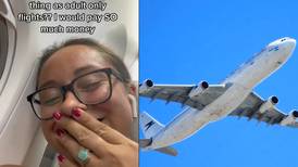 Tiktoker pide vuelos exclusivos para adultos tras viaje con un niño llorando