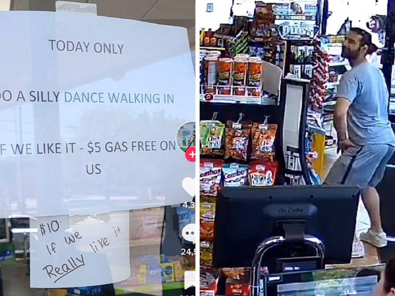 Viral: ¿Bailarías por un descuento en tu recarga de gasolina? Estos clientes dieron sus mejores pasos prohibidos  