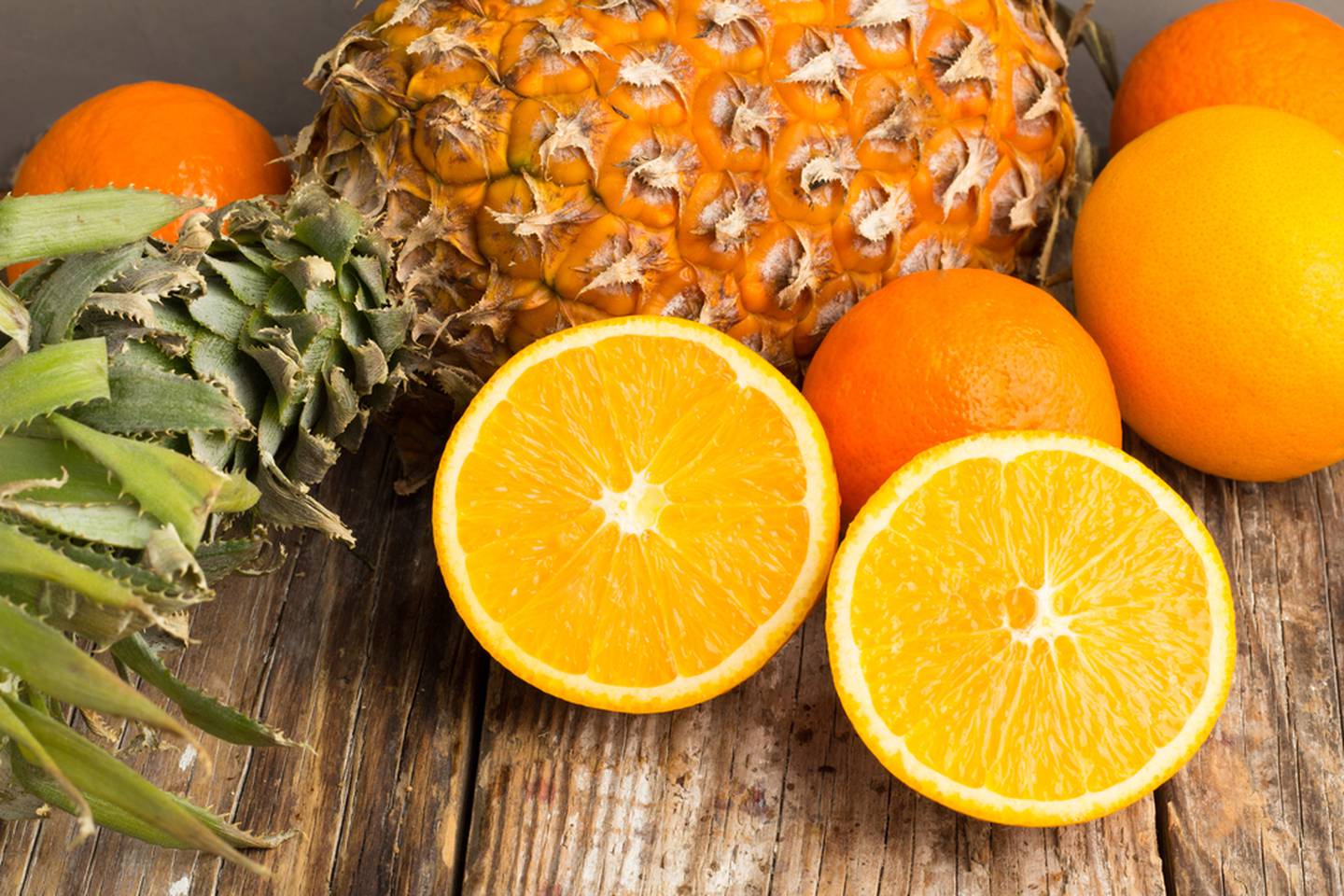 Vitamina C frutas estrés