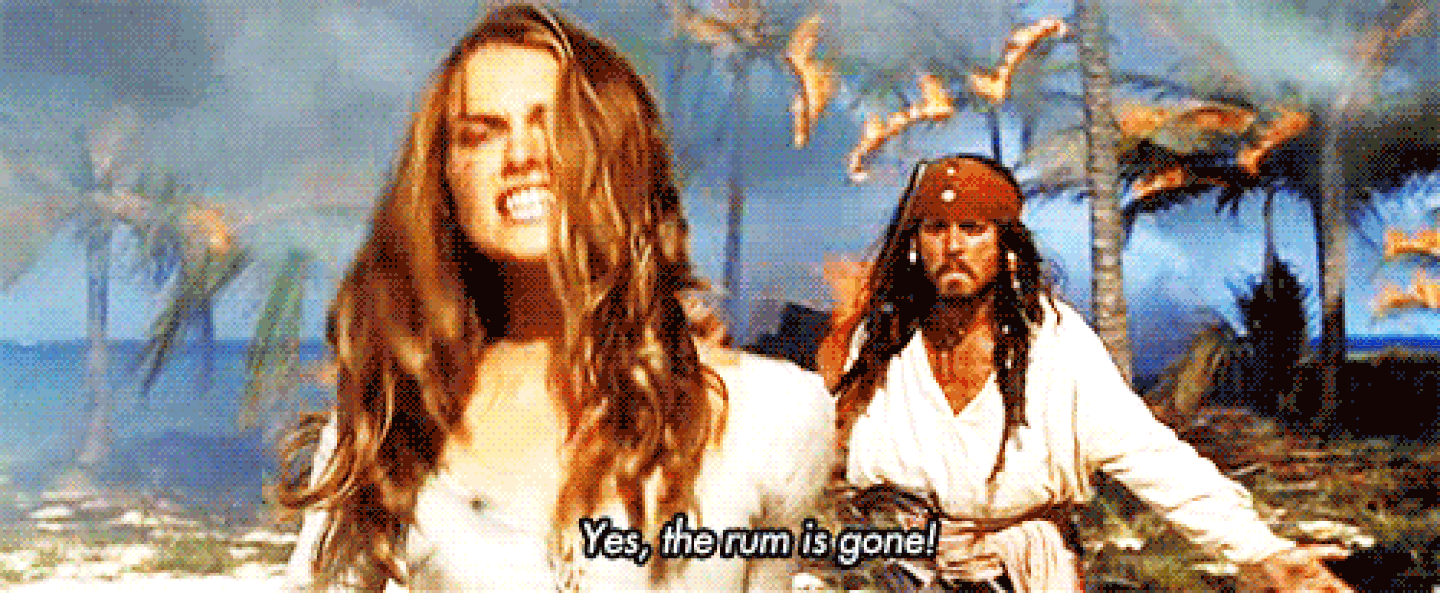 Johnny Depp y Keira Knightley tuvieron una de las escenas más recordadas de la saga de Piratas del Caribe