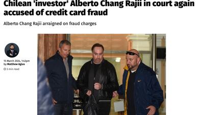 Alberto Chang es detenido en Malta por fraude: se identificó como “jubilado inversor financiero” ante la justicia