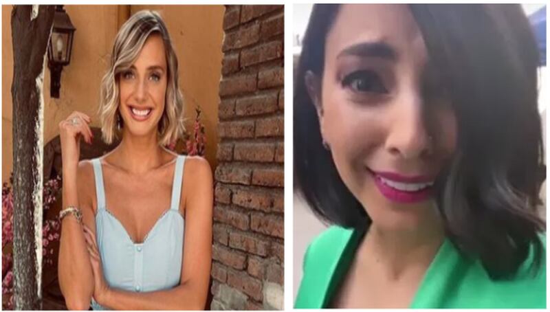 Daniela Castillo se llevó sorpresa al toparse en CHV con Emilia Daiber... que lucía idéntica a ella