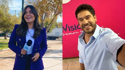 “Somos buenos amigos”: Daniela Muñoz y Gino Costa se reencontraron en la mañana de Chilevisión