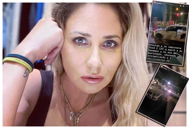 Gissella Gallardo mostró en sus redes sociales las imágenes de la encerrona que le hicieron este fin de semana a su hermano, Jaime.