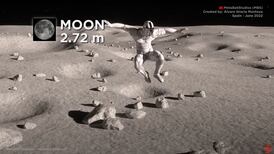 ¡Más de 7 metros! En Plutón se puede saltar más alto que en la Luna: mira este video comparativo