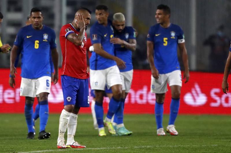Chile cayó 1 a 0 ante Brasil.
