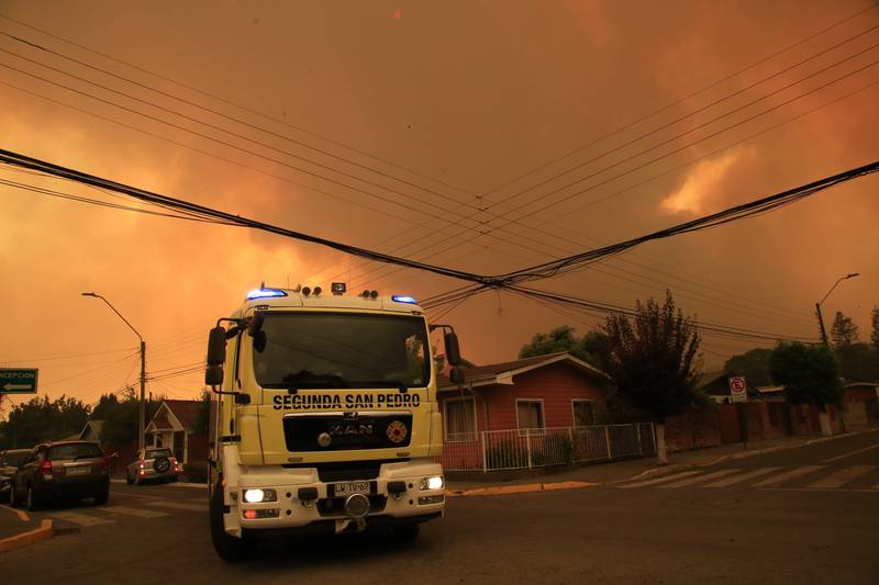 Incendios en Santa Juana 04/02/2023 | Aton