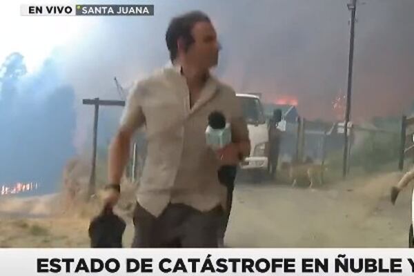 “¡Salgan de acá!”: Dramático y tenso momento vive Gonzalo Ramírez en despacho de incendios
