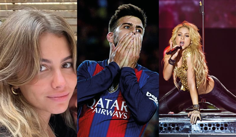 Primeras fotos de Piqué con Shakira y Clara Chía