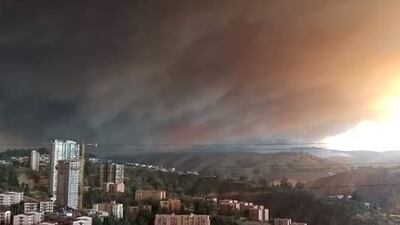 Voraces incendios forestales azotan la región de Valparaíso: Bomberos de RM van en apoyo