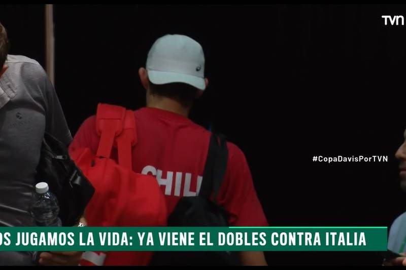El número uno de Chile perdió ante el italiano Sonego y entregó la serie de Copa Davis al representativo europeo.
