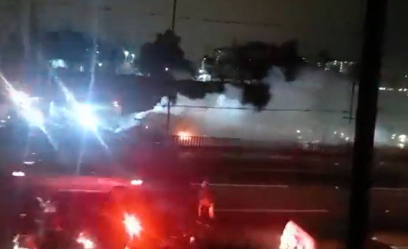Sujetos asaltan y queman furgón blindado en la Ruta 68: Reportan al menos un detenido