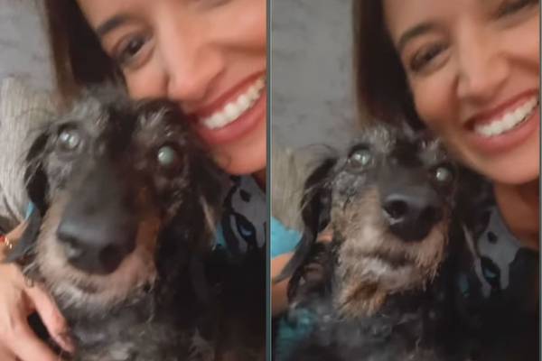 “Amor puro”: Yamila Reyna publica tiernas postales de su querido perrito en redes sociales
