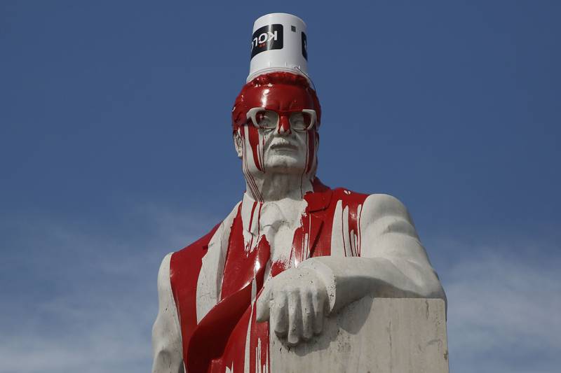 Estatua de Salvador Allende