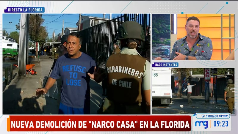 José Antonio Neme sobre demolición de "Narco casa"  | Captura: Mega