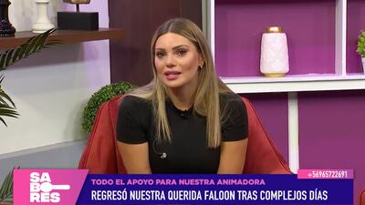 “Mis hijos fueron mis héroes”: Faloon Larraguibel reaparece en su programa de TV tras agresión de Jean Paul Pineda y reconoce sentir “vergüenza”