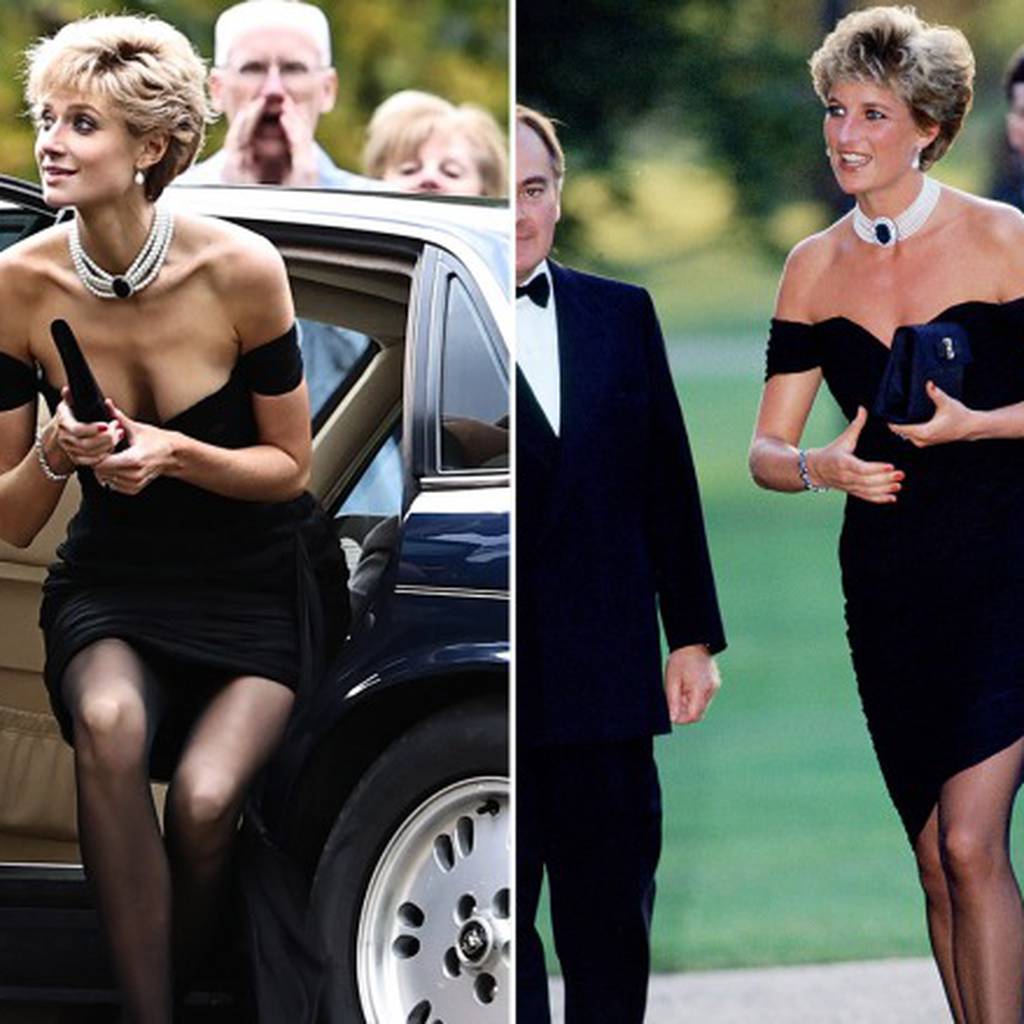 El increíble parecido de la actriz Elizabeth Debicki a Diana con “vestido  de la venganza” – Publimetro Chile