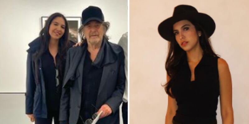 Al Pacino y su novia  Noor Alfallah