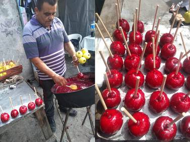 Viral: Comerciante prepara 1,500 manzanas con caramelo y le cancelan el pedido a último minuto