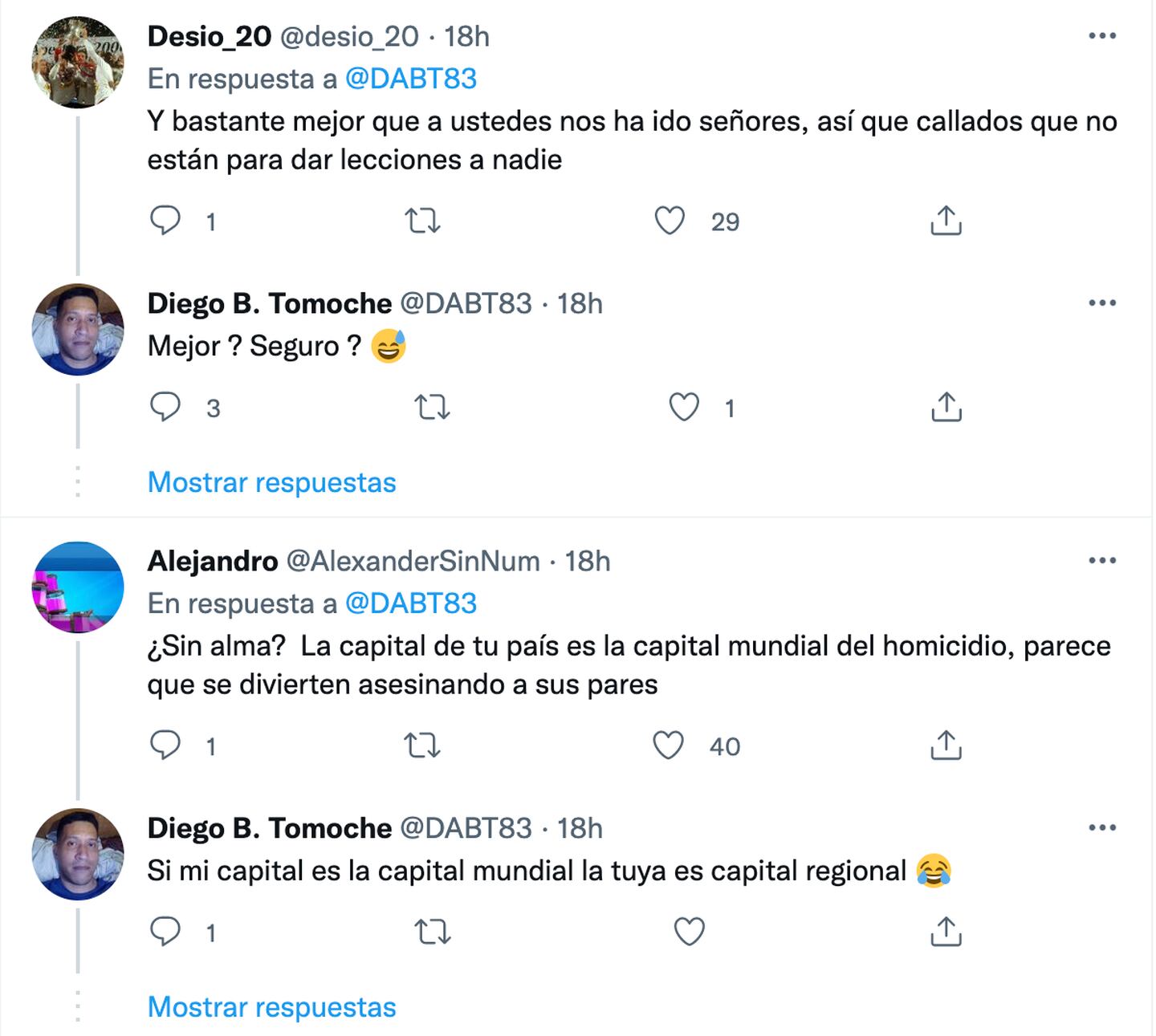 Venezolano tuiteó contra los chilenos