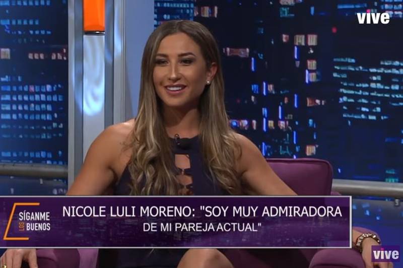 Nicole Moreno fue entrevistada este miércoles en "SLB", donde reveló mayores detalles de su relación con el futbolista Ignacio González.