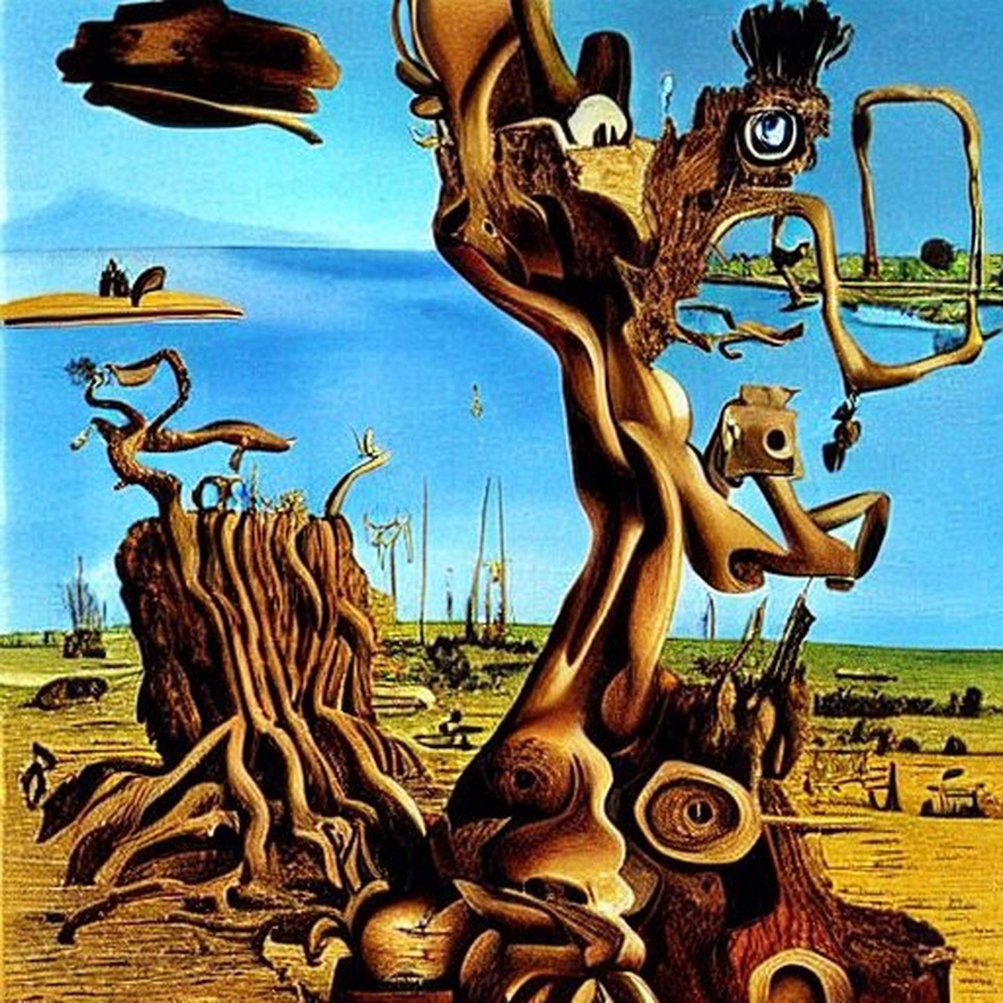 Deforestación // Salvador Dalí