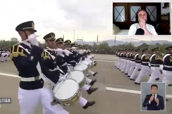 Youtuber español lloró de emoción al ver Parada Militar chilena: “¡Hostia, viva Chile mierda!”
