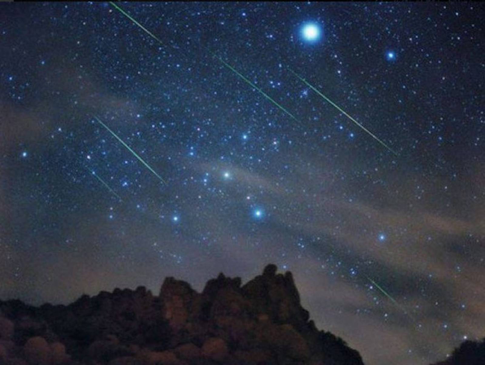 Llegan las Gemínidas la más espectacular lluvia de estrellas que