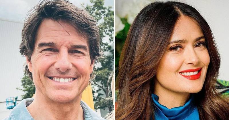 Tom Cruise y Salma Hayek son amigos desde hace más de 15 años