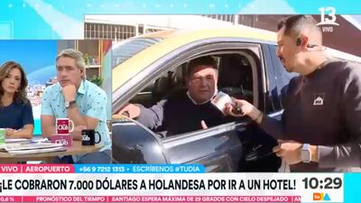Insólita denuncia de taxista: asegura que le cobraron casi $7 millones a ciudadana extranjera por viaje desde el aeropuerto al centro de Santiago