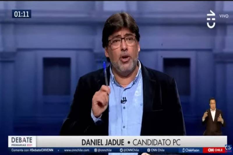 Daniel Jadue en el debate