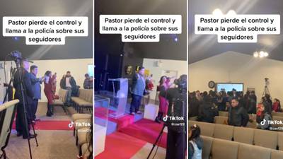 Pastor se enojó porque no le dieron diezmo en la iglesia y la agarró contra los feligreses