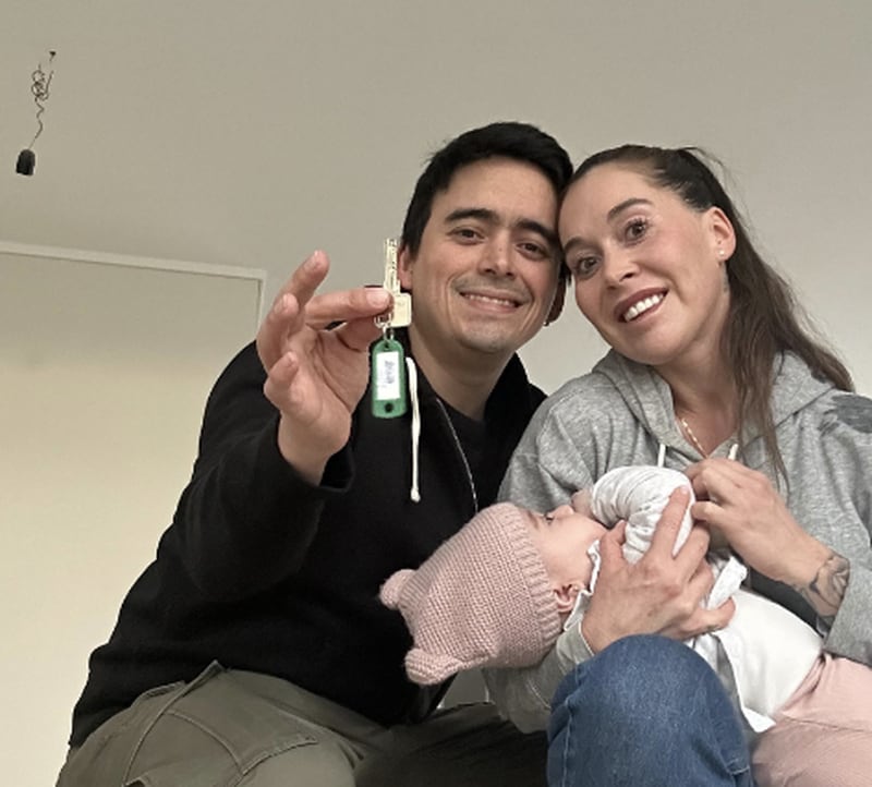 Valentina Roth y Miguel de la Fuente, su esposo | Instagram