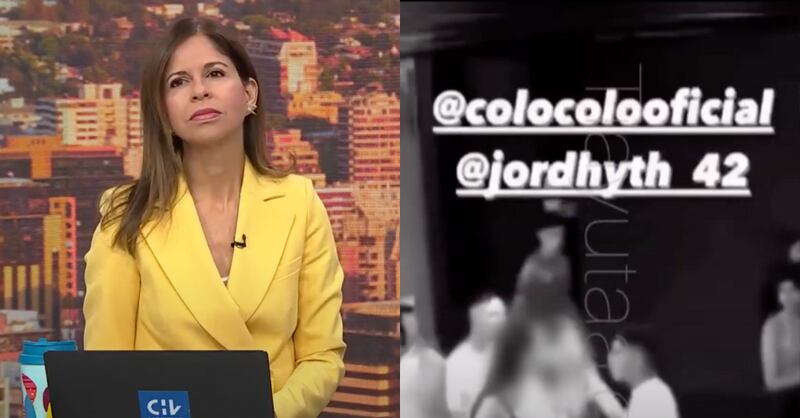 Karina Álvarez y Jordhy Thompson | Captura: Chilevisión