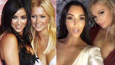 Así lucía Kim Kardashian cuando trabajaba como asistente de Paris Hilton