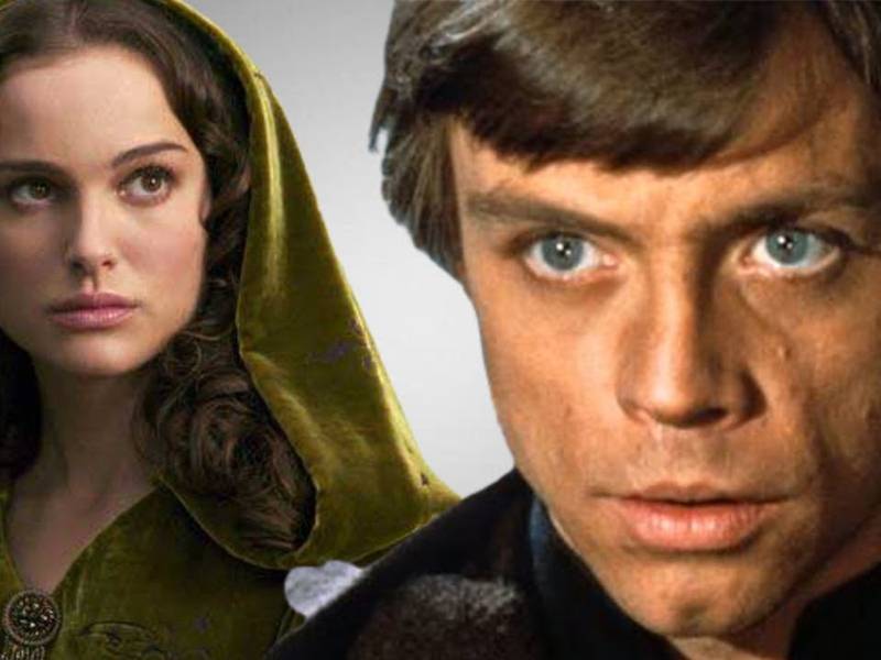Los fans de Star Wars enloquecen con la foto de Mark Hamill y Natalie Portman en los Golden Globes 2024