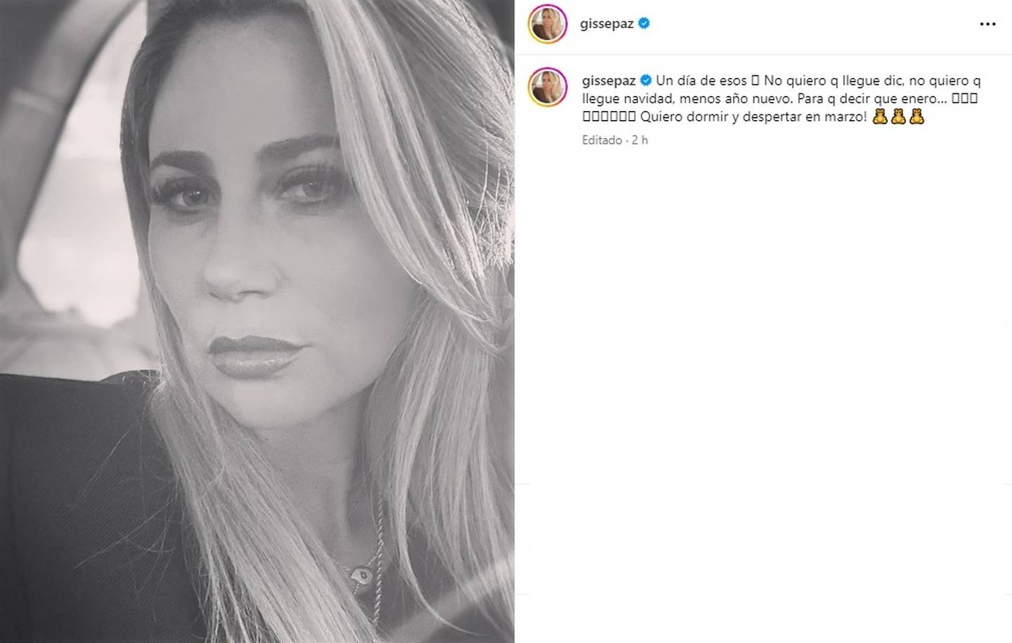La periodista remeció a sus seguidores y amigas cercanas con su reciente publicación de Instagram.