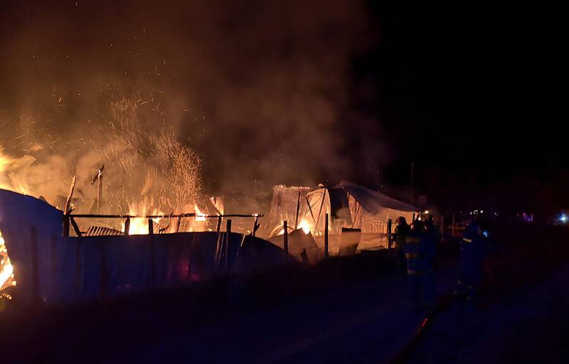 Un herido con perdigones tras ataque incendiario en la provincia de Arauco