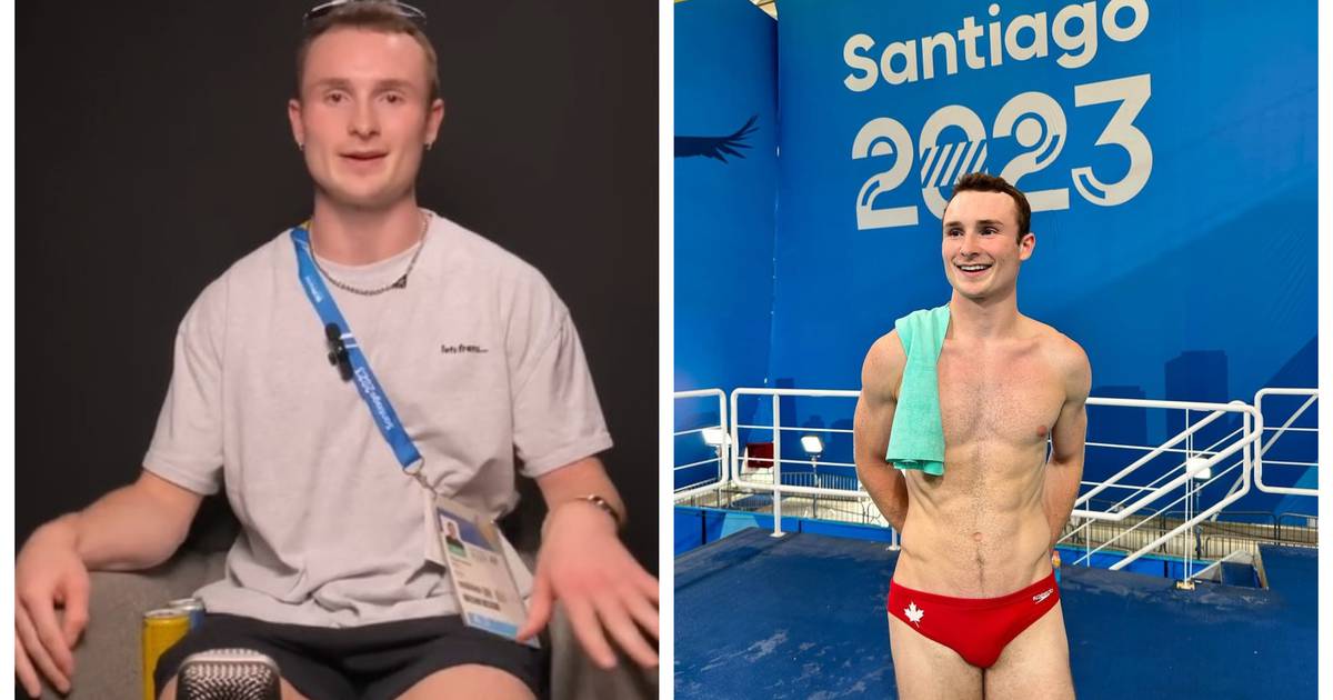 Canadian diver who went viral for his dances on TikTok says goodbye to the Pan American Games grateful to the Chileans – Publimetro Chile