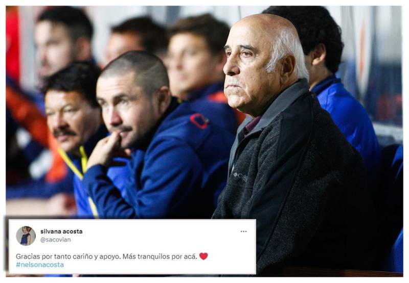 El entrenador uruguayo-chileno permanece en observación en una clínica de Rancagua luego de sufrir el pasado viernes un paro respiratorio.