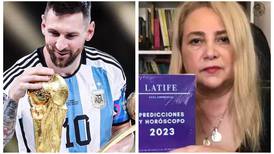 Latife Soto dio rienda suelta a su amor por Messi al cumplirse su predicción del título argentino: “Esencia pura, un verdadero ejemplo, no otros”