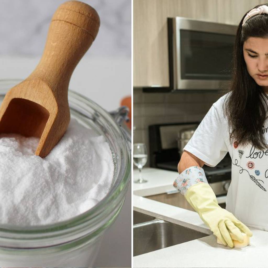 3 formas de limpiar la cocina con bicarbonato de sodio