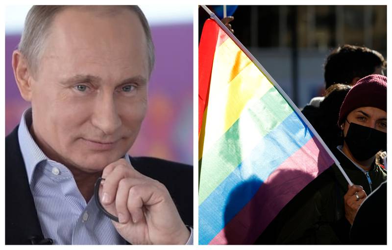 El presidente ruso firmó este lunes la nueva ley que restringe y castiga a quienes promocionen y publiciten en Rusia las relaciones sexuales entre personas de la comunidad LGBTIQ+.