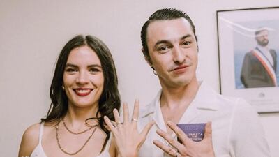 Camila Vallejo y Abel Zicavo celebran su primer año de matrimonio: “Feliz aniversario mi wachona”