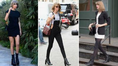 Taylor Swift sabe cómo usar botines para alargar las piernas: 5 outfits para verte elegante