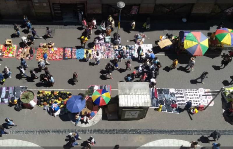 Comercio ambulante en Concepción