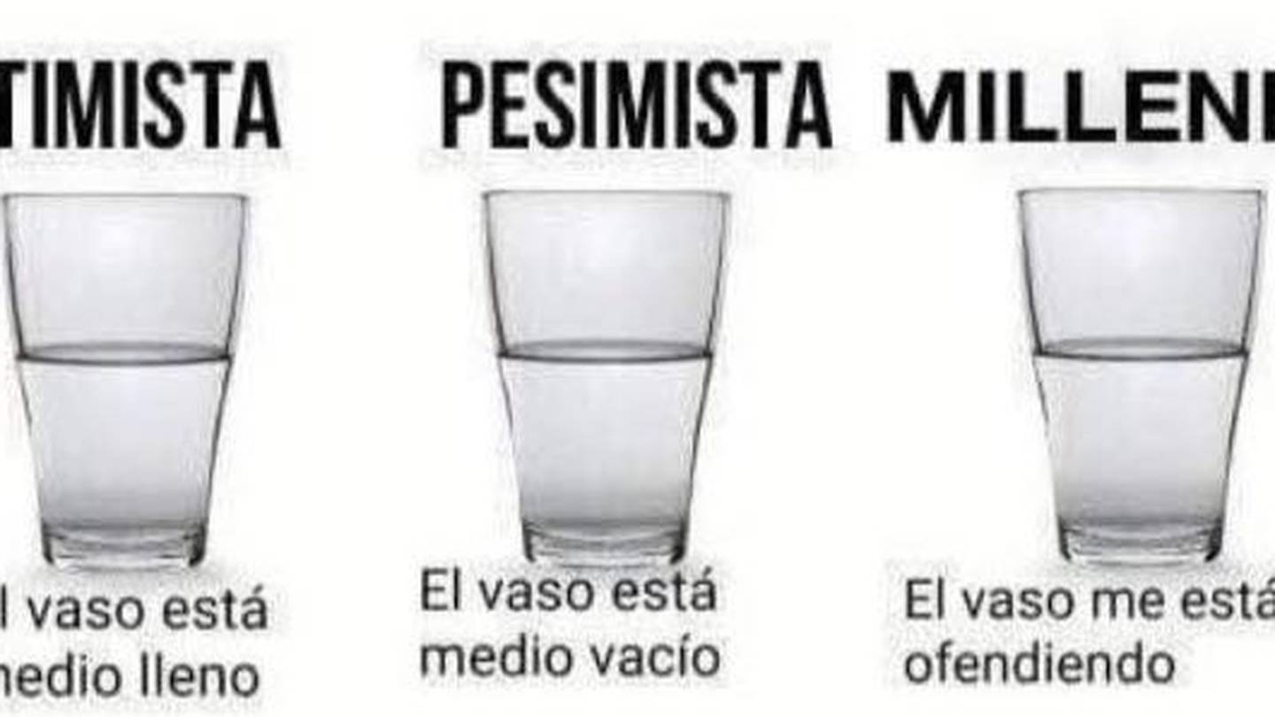 Consumir Perú mando Me está ofendiendo”: cómo entienden la metáfora del vaso con agua  millennials, feministas y conspiracionistas según Twitter – Publimetro Chile