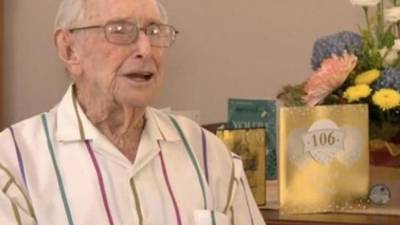 Hombre de 106 años reveló su secreto para vivir más